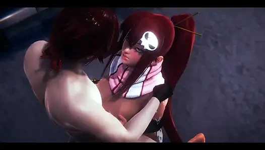 Tengen toppa gurren lagann hentai - yoko bir depoda seks yapıyor - Japon Asyalı manga anime film oyunu porno