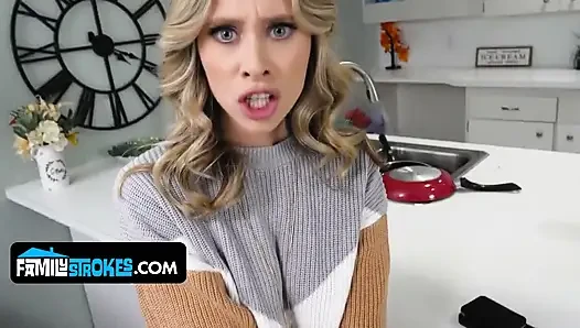 Stepmom Anya Confesses Her Sexual Urges and Fucks Stepson on Mardi Gras
