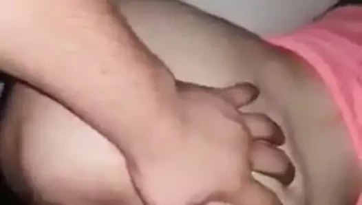 ince belli yavru domalarak veriyor