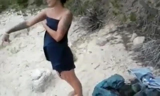 Morgan gölde çıplak