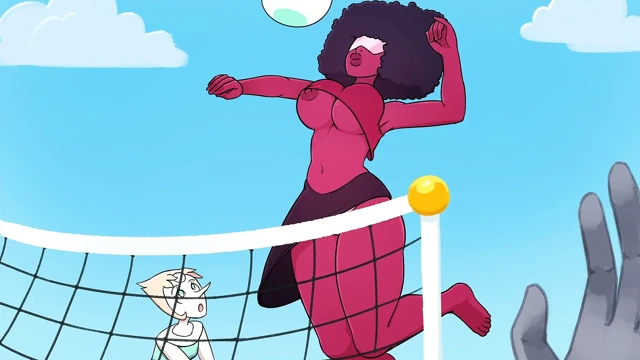 Garnet'i halk plajında sikmek ve içine boşalmak - Gem Blast bölüm 7