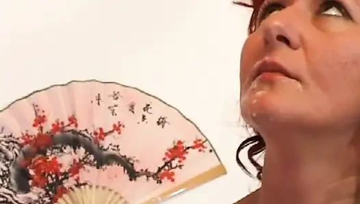 Red hair milf hairy pussy licking fucking...cum in mouth