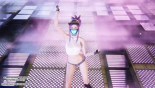 Mmd aespa - armageddon - akali seksi kpop dans league of legends hentai sansürsüz 4k 60 fps