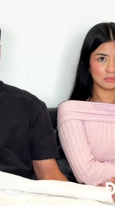 WE'RE ALL WATCHING A MOVIE WHEN MY STEPDAUGHTER SECRETLY GIVES HER BOYFRIEND A BLOWJOB AND THEN FUCKS WITH HIS BEST… | Clip 1