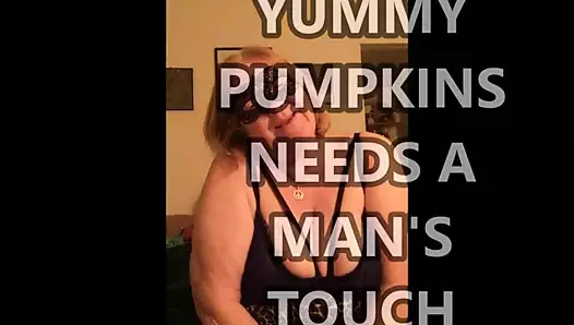 Nefis balkabağının bir erkeğin dokunuşuna ihtiyacı var