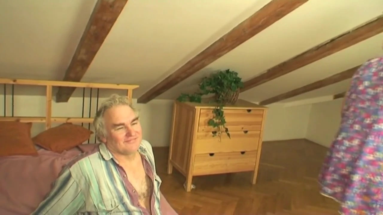 Grandma and grandpa invite a cute teen for a naughty threesome