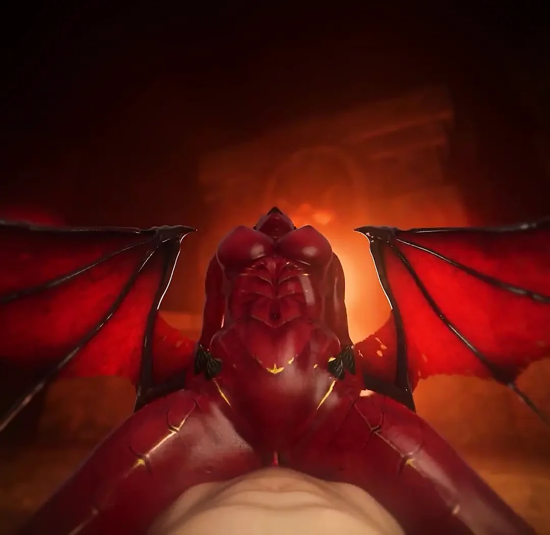 Oc Succubus em uma vaqueira orgásmica