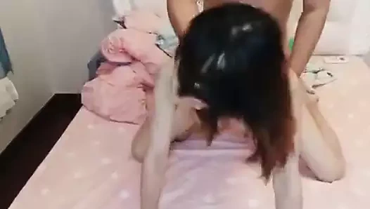 Sıcak Çinli çift doggystyle