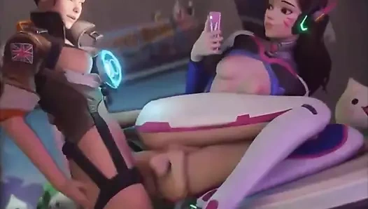 Futa tracer lanet futa d.va overwatch futa porno
