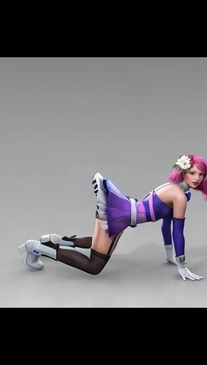 Havalı yüz duyguları bacak dansı götten dönerken zıplayıp tekmeliyor hareket öpücüğü