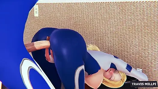 Görünmez kadın analda elastik yarakla sikiliyor // parodi