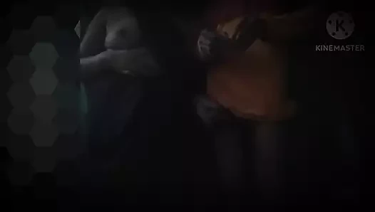 Okul hanımı kendine geldi ve onu eğitim bahanesiyle yakaladı ve onu köpek gibi hızlı sikti