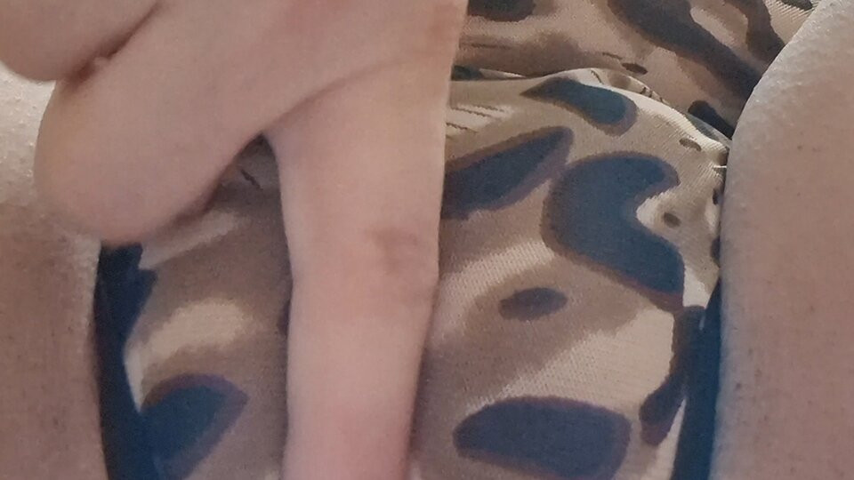 Benim kabarık kedi masaj beni çok ıslak yapar