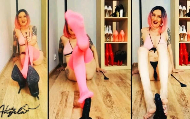 Lady angela ayak fetush rüya klip orta yaşlı seksi kadın