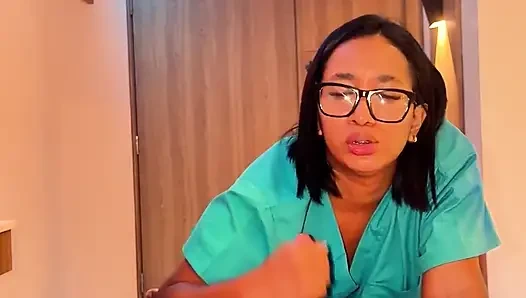 POV Sensual Latina Massage - Relaxing Music, HJ & Blowjob Finish