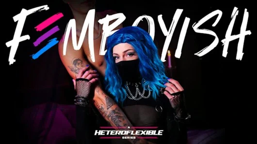 Heteroflexible - gotik femboy Edward Terrant heteroseksüel üniversiteli futbolcu Angel Elias'ın şişman yarağına biniyor