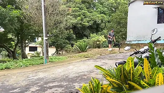That's how I work with the dog walker.