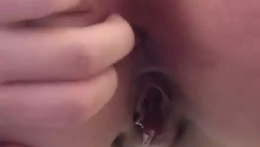 Brittany plays with asshole 1