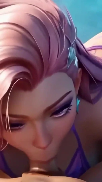 Ключевой момент из "Лиги легенд Seraphine косплей игры с грудью, минет в видео от первого лица, и сбоку в миссионерской позе"