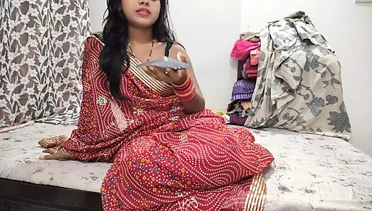 Hintli masum 18+ genç evli kadın sert sikiliyor tam Hintçe ses devar yenge seks