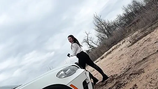 4 sigara derin duman ve tükürük baştan çıkarma bakış açısı