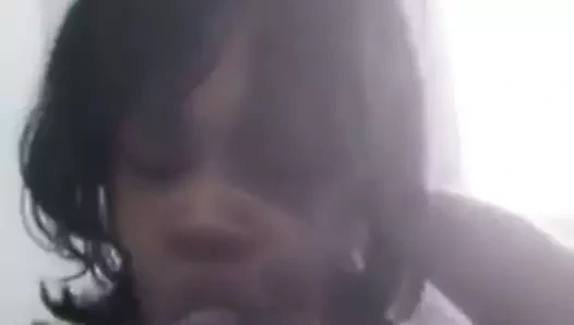 Haitili dj pinez bir oral seks sırasında filme