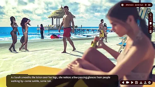 Desire Whispers 8 plaja gitti ve harika zaman geçirdi