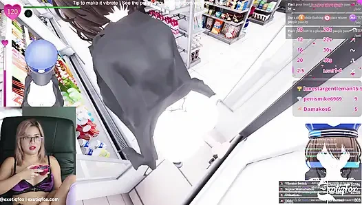 Sevimli yayıncı gizli teşhirci manaka hentai oyunu mastürbasyonu