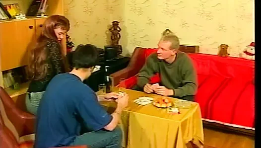 Rothaarige ist der Einsatz beim Pokern