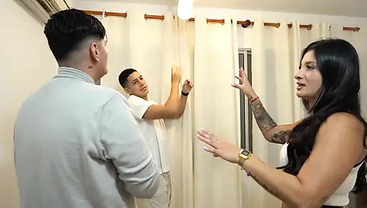 Masaj seansı sonrası müşterim Salome Gil'i siktim!