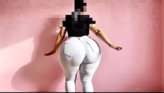 Güzel büyük götlü kız sallıyor 2