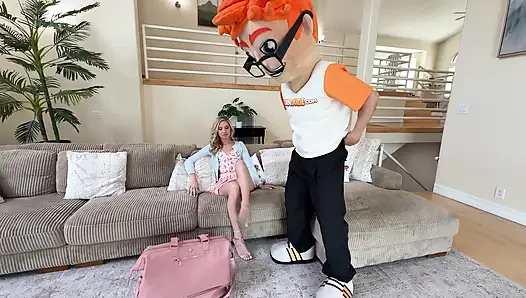 PornDudeCasting with Cheerleader Kait I Made This Blonde Pornstar Cum with My Big Dick Doggystyle