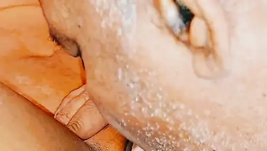 Jamal went to her house and fucked Sanjana and put water in her pussy and licked her pussy
