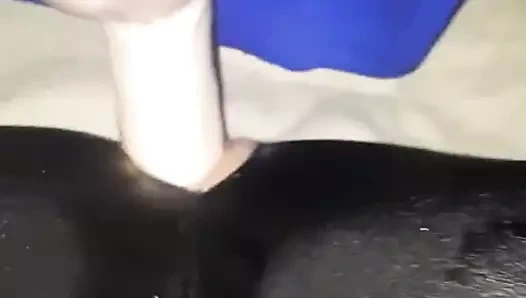 yapay penis anal içinde spandex tayt