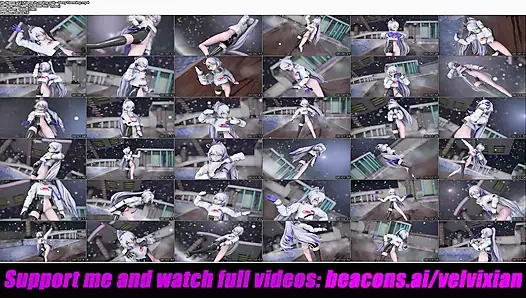 Kiana takım elbiseli - seksi dans (3 boyutlu hentai)