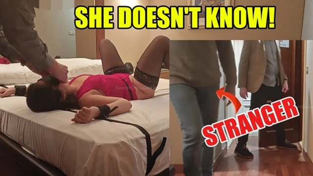 Husband's Surprise Gift: Blindfolded French Wife Left Alone with a Strange - Catrine Croissant