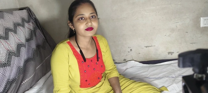 Hintli kız arkadaş yabancı tarz Hintli çift seks yapıyor