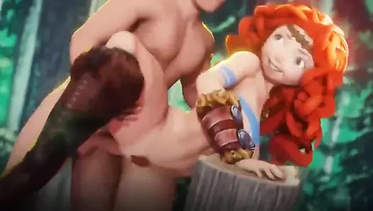 Kötü sesin en iyi animasyonlu 3 boyutlu porno derlemesi 157