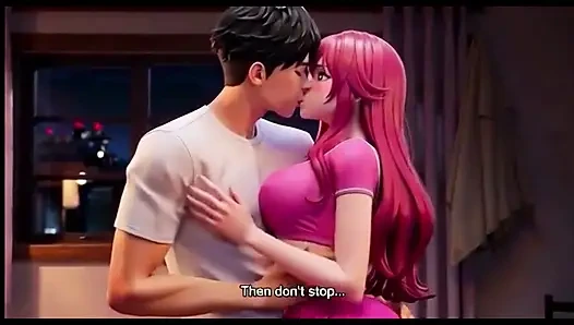 Üvey kız kardeş arzusunu tamamladıktan sonra üvey erkek kardeşini baştan çıkarıyor