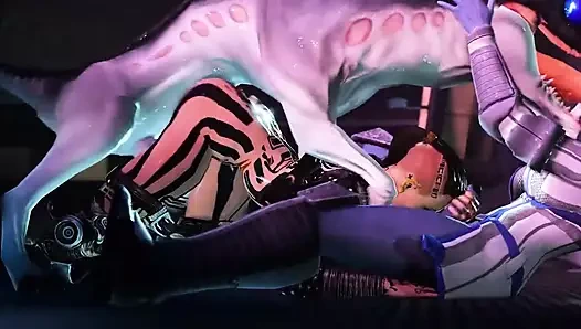 Niisath ateşli 3 boyutlu seks hentai derlemesi -52