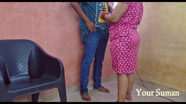 Boyfriend Ne girlfriend ki stepmom ko chhod diya or pani chut mai dal diya