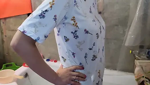 İnşaat evinde aldatan evli kadın anal seks
