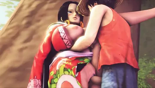Luffy boa hancock ile seks yapmak