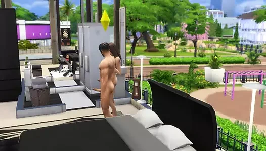 Üvey kız kardeşler üvey erkek kardeş tarafından yakalanıyor!