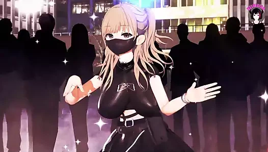 Claire - seksi kız halka açık dans + kademeli soyunma (3 boyutlu hentai)