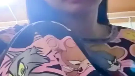 Görüntülü görüşme : Asyalı kız amcık