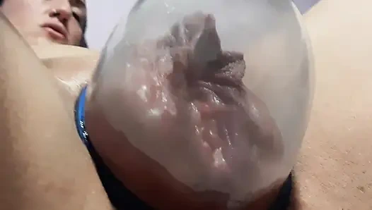 İnanılmaz pompalanmış dev amcık