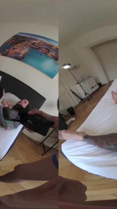 Захватывающий момент из "Katarina Rina - загорелая тинка с массивной задницей не может остановить кончая в тройничке с чудовищным членом - ЧАСТЬ VR"