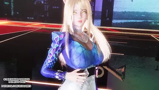 Mmd kda - sana ahri ateşli kpop dansı league of legends sansürsüz hentai