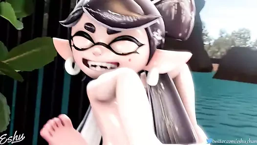 Spaltoon Callie Futanari sex Marie